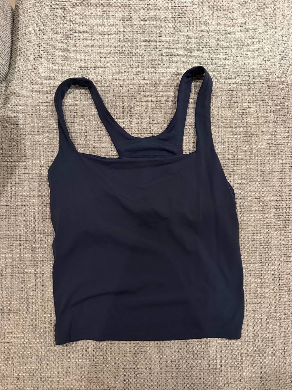 all in motion Navy Square Neck Racerback Tank